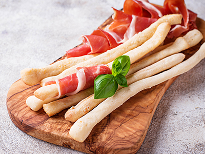 Picos con jamón